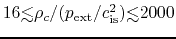 $16 \mbox{\raisebox{0.3ex}{$<$}\hspace{-1.1em}
\raisebox{-0.7ex}{$\sim$}} \rho_...
...}^2)\mbox{\raisebox{0.3ex}{$<$}\hspace{-1.1em}
\raisebox{-0.7ex}{$\sim$}} 2000$